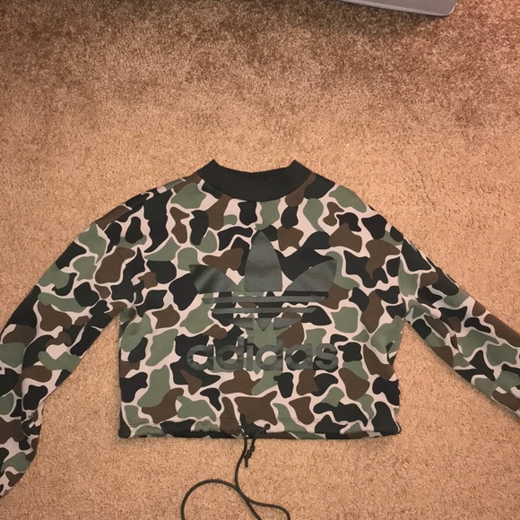 adidas womens camo jacket